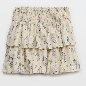 Aerie Ruffle Mini Skirt